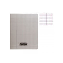 Cahier piqué - CALLIGRAPHE - 17x22 cm - 48 pages - 90g - Grands carreaux Seyès