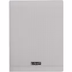 CLAIREFONTAINE Calligraphe Cahier Piqué Polypro Gris 24 x 32 cm 96 Pages
