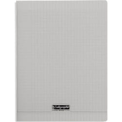 CLAIREFONTAINE Calligraphe Cahier Piqué Polypro Gris 24 x 32 cm 96 Pages