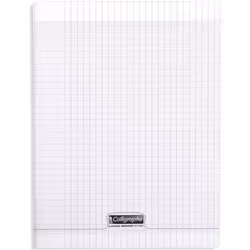 CLAIREFONTAINE Calligraphe Cahier Piqué Polypro Incolore 24 x 32 cm 96 Pages