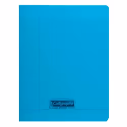 Cahier piqué - CALLIGRAPHE - 17x22 cm - 140 pages - Seyès - 90g/m² - Bleu