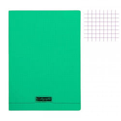 Cahier - CLAIREFONTAINE - 8000 Polypro - 96 pages - A4 - Petits carreaux 5x5 mm