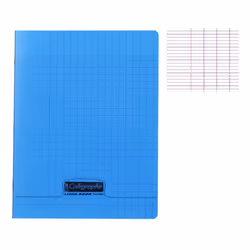 Cahier piqué - CLAIREFONTAINE - 8000 POLYPRO - 17x22cm - 192 pages - 90g/m²