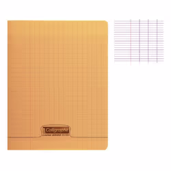 Cahier - CLAIREFONTAINE - 8000 POLYPRO - 17x22cm - 192 pages - Seyès 90g