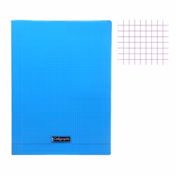 Cahier piqué - CLAIREFONTAINE - 8000 POLYPRO - 24x32cm - 96 pages - 90g/m²