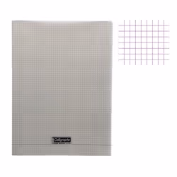 Cahier piqué - CLAIREFONTAINE - 8000 POLYPRO - 24x32cm - 96 pages - 90g/m²