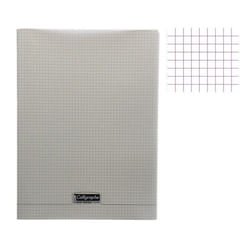 Cahier piqué - CLAIREFONTAINE - 8000 POLYPRO - 24x32cm - 96 pages - 90g/m²