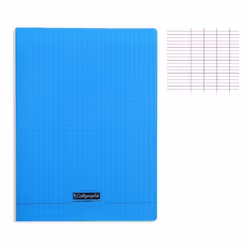 Cahier piqué - CLAIREFONTAINE - 8000 POLYPRO - 24x32cm - 192 pages - 90g/m²