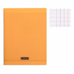 Cahier piqué - CLAIREFONTAINE - 8000 POLYPRO - 24x32cm - 192 pages - 90g/m²