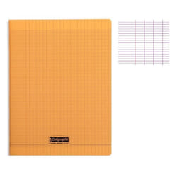 Cahier piqué - CLAIREFONTAINE - 8000 POLYPRO - 24x32cm - 192 pages - 90g/m²