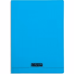 Cahier Polypro bleu CALLIGRAPHE 24x32 48p Petits Carreaux 5x5 90g