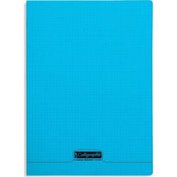 Cahier Polypro bleu CALLIGRAPHE 24x32 48p Petits Carreaux 5x5 90g
