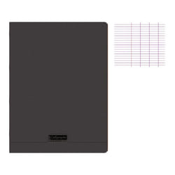 Cahier agrafé - CLAIREFONTAINE - 18640C - Noir - A4 - 96 pages grands carreaux