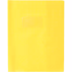 Protège-cahier - CLAIREFONTAINE - Grain Losange - 18/100ème - 17x22 - Jaune
