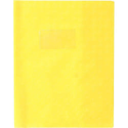 Protège-cahier - CLAIREFONTAINE - Grain Losange - 18/100ème - 17x22 - Jaune