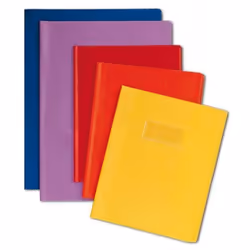 Protège-Cahier - Calligraphe - 72407C - Grain Cuir Noir - 24x32 cm - PVC Opaque