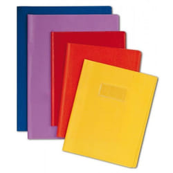 Protège-Cahier - Calligraphe - 72407C - Grain Cuir Noir - 24x32 cm - PVC Opaque