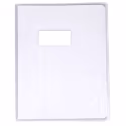 Clairefontaine 73001C, Transparent, Polyvinyl chloride (PVC), 170 mm, 220 mm, 1 pièce(s)