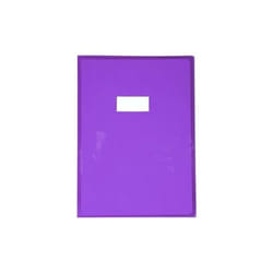 Protège-cahiers A4 - Clairefontaine - Violet - Très épais - PVC cristal - Mixte