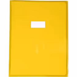 Protège-cahier - CALLIGRAPHE - Cristal Luxe - 22/100ème - 24x32 - Transparent Jaune