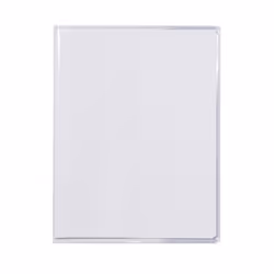 Protège-cahiers incolore - Marque inconnue - 24x32 cm - Avec rabats marque-pages - Mixte