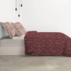 Parure de lit housse de couette avec taie d'oreiller 100% Coton Bio 57 fils Vishka - PD12839-240