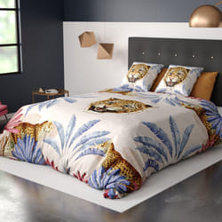 Parure de lit housse de couette avec taies d'oreiller 100% Coton 47 fils Java - PD12853-240