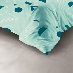 Housse de couette 140x200 cm + 1 taie d'oreiller 100% Polyester 60 gsm Hawak