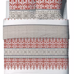Housse de couette 220x240 + 2 taies d'oreiller 63x63 cm Coton Halti