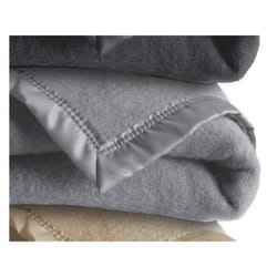 Couverture 180x220 cm Polyester / Viscose Gris