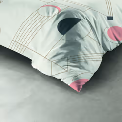 Parure de lit - Housse de couette 100% Coton 57 fils Hawa Pink - PD8075-240