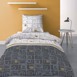 Planete Discount PD8095-140, Motifs, Lavage en machine, 30 °C, Oeko-Tex, 140 x 200 cm, Polyester
