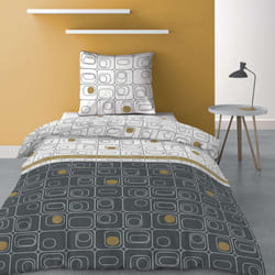 Parure de lit - Housse de couette 100% Polyester 60 gsm Niagara Gold - PD8095-240