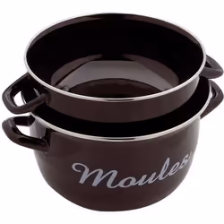 Marmite BAUMALU à moules diam 18cm noir avec inscription