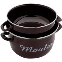 Marmite BAUMALU à moules diam 18cm noir avec inscription