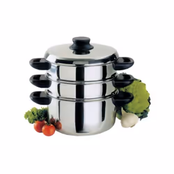 Baumalu - Combiné vapeur inox 20cm 3corps