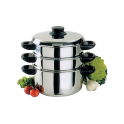 Baumalu - Combiné vapeur inox 20cm 3corps