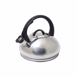 Bouilloire 3 L Inox à sifflet - Faites bouillir votre eau et soyez alerté par le joyeux sifflet ! - En acier inoxydable - Int ...