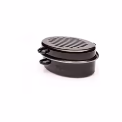 **Cocotte Roaster 42 cm avec couvercle BAUMALU – Référence BAU3216383839565** **EAN : 3216383839565** --- ### 1. **Design rob ...