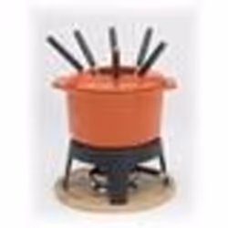 Fondue BAUMALU Bourguignonne fonte rouge 6 personnes