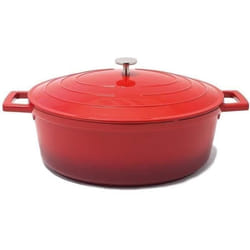 Cocotte ovale NUAGE + couvercle - 66 Lt 32 x 25 cm