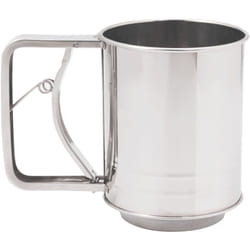 Tamis BAUMALU a farine mecanique en inox 10.5cm