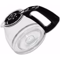 Verseuse et couvercle pour cafetière, Expresso MOULINEX, TEFAL Verseuse noire en verre avec couvercle avec système anti-goutt ...