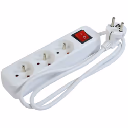 Cette multiprise permet de connecter 3 appareils sur une seule prise. De plus, vous pouvez interrompre le courant électrique  ...