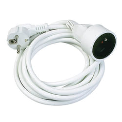 Rallonge électrique - GEFOM - 3 m - Prise de terre - Câble H05VV-F 3x15 mm² - 16 A