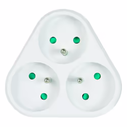 Cette triplite est idéale pour brancher plusieurs appareils en même temps et de gagner de la place dans votre cuisine, bureau ...