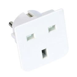 Adaptateur france 10/16a male / anglais femelle