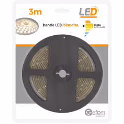 Ce ruban LED est idéal en tant que décoration ou en éclairage , vous apportera un flux de lumière important dans votre pièce. ...