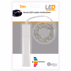 Ce ruban LED est idéal en tant que décoration ou en éclairage , il vous apportera un flux de lumière important dans votre piè ...