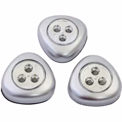 Ces 3 lampes push LED sont très pratiques pour éclairer les petits recoins de votre maison : cuisine, bibliothèque, armoire.  ...